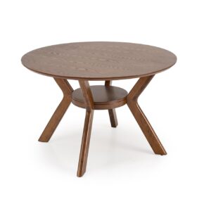 Ümmargune Söögilaud RUPLIN, pähklipuu