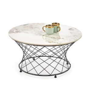 5905248136472_1 Kohvilaud ALEONA, beež marmor / must