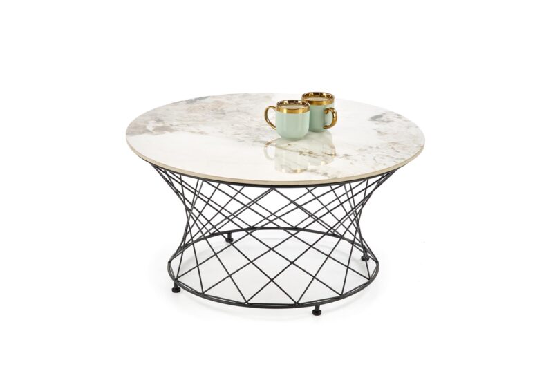 5905248136472_1 Kohvilaud ALEONA, beež marmor / must