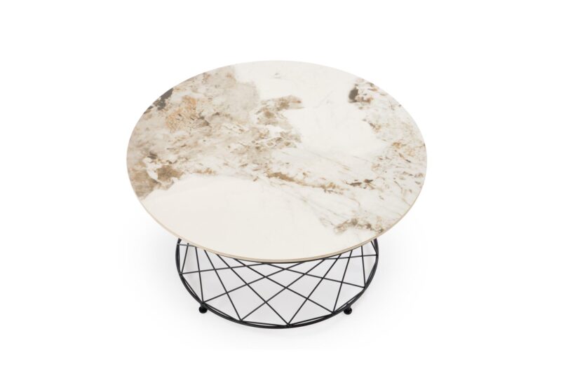 5905248136472_5 Kohvilaud ALEONA, beež marmor / must