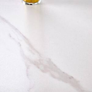 Kohvilaud DUCAT, valge marmor / läbipaistev / kuldne