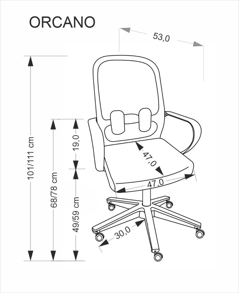 Kontoritool ORMAND, must