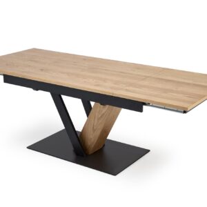 Pikendatav Söögilaud FANIS, naturaalne / must