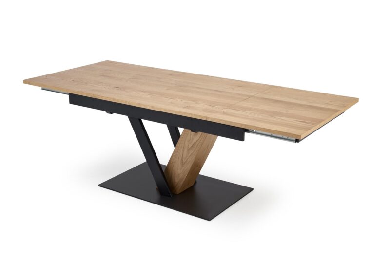 Pikendatav Söögilaud FANIS, naturaalne / must