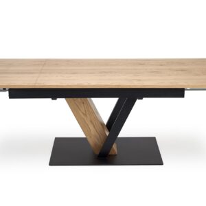 Pikendatav Söögilaud FANIS, naturaalne / must