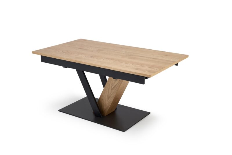 Pikendatav Söögilaud FANIS, naturaalne / must