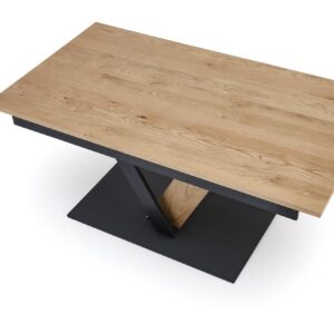 Pikendatav Söögilaud FANIS, naturaalne / must