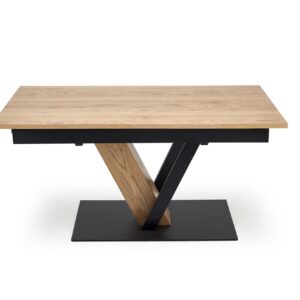 Pikendatav Söögilaud FANIS, naturaalne / must
