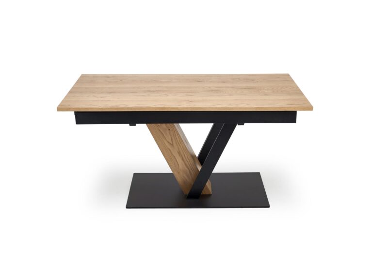 Pikendatav Söögilaud FANIS, naturaalne / must