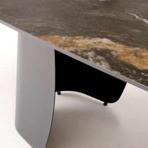 Pikendatav Söögilaud FORUM, must marmor / must