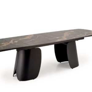 Pikendatav Söögilaud FORUM, must marmor / must