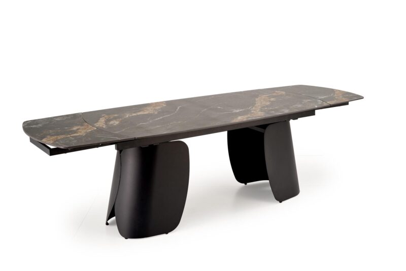 Pikendatav Söögilaud FORUM, must marmor / must