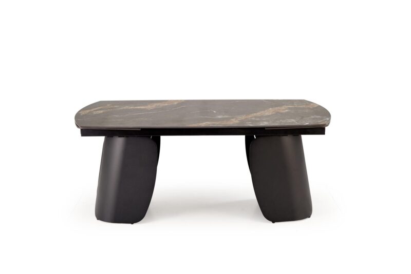 Pikendatav Söögilaud FORUM, must marmor / must