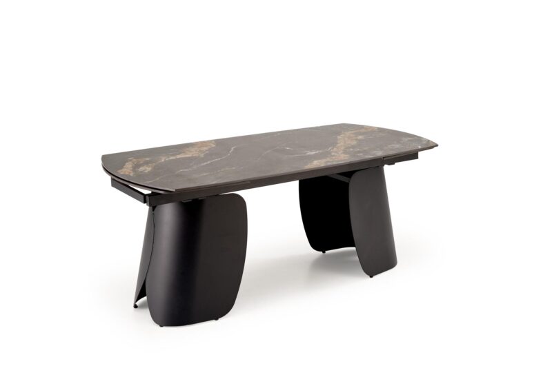 Pikendatav Söögilaud FORUM, must marmor / must