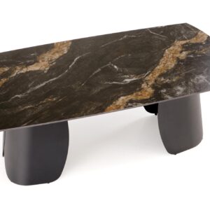 Pikendatav Söögilaud FORUM, must marmor / must