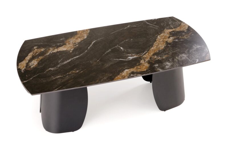 Pikendatav Söögilaud FORUM, must marmor / must