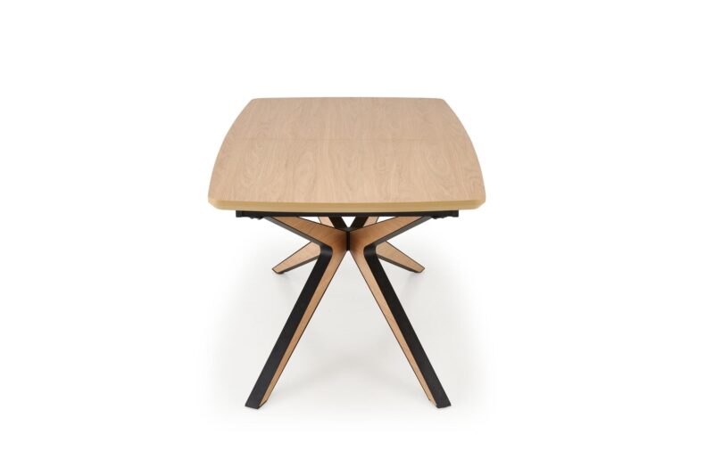 5905248136908_10 Pikendatav söögilaud JAMES, naturaalne / must