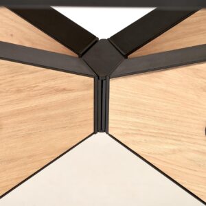 5905248136908_11 Pikendatav söögilaud JAMES, naturaalne / must