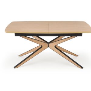 5905248136908_15 Pikendatav söögilaud JAMES, naturaalne / must