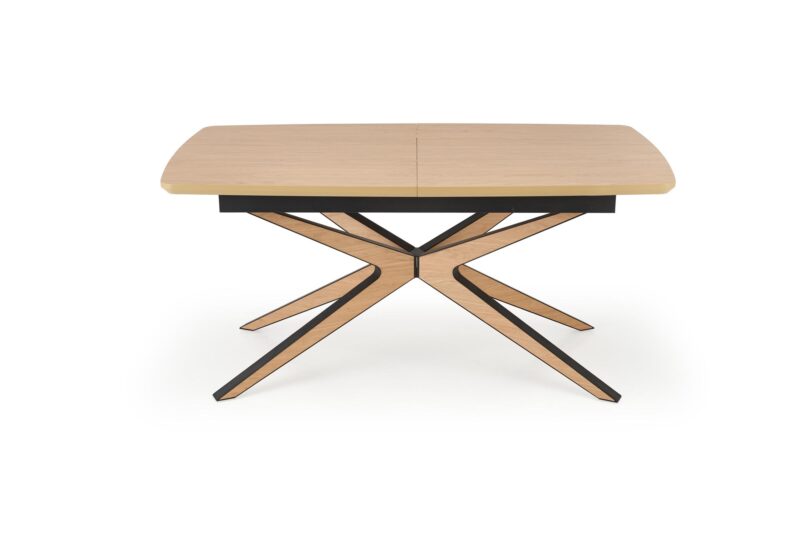 5905248136908_15 Pikendatav söögilaud JAMES, naturaalne / must