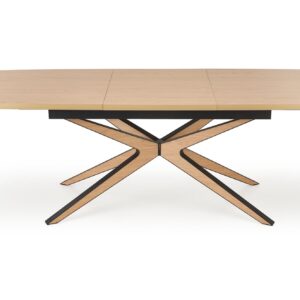 5905248136908_9 Pikendatav söögilaud JAMES, naturaalne / must