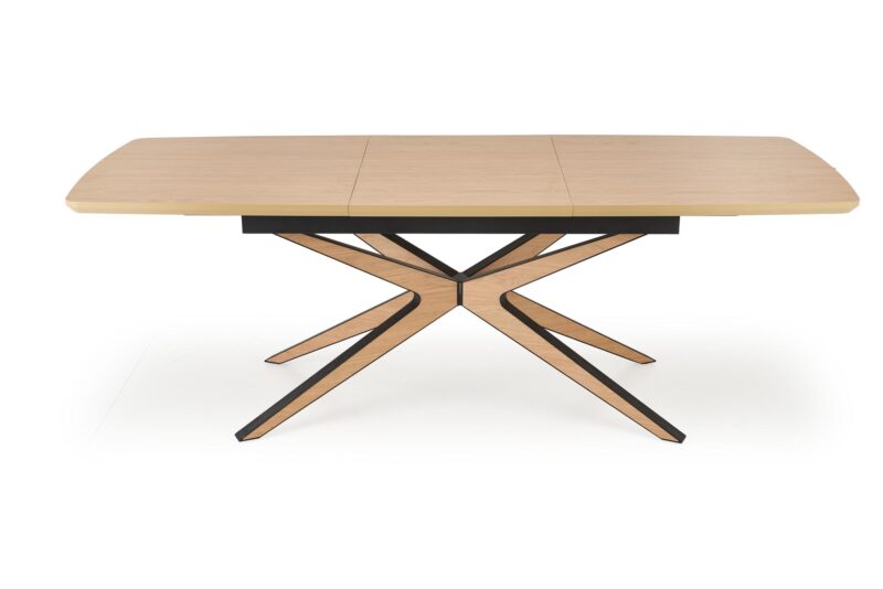 5905248136908_9 Pikendatav söögilaud JAMES, naturaalne / must