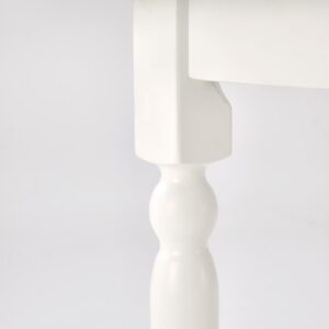 Pikendatav söögilaudlaud NELMAR, valge