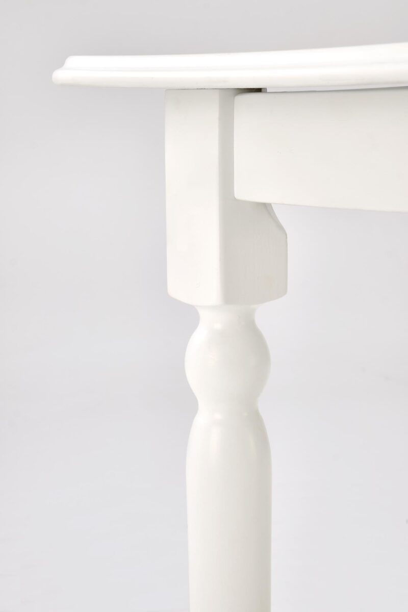 Pikendatav söögilaudlaud NELMAR, valge