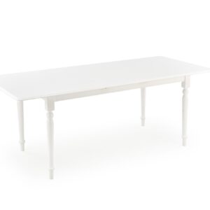 Pikendatav söögilaudlaud NELMAR, valge