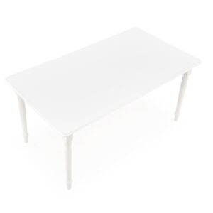 Pikendatav söögilaudlaud NELMAR, valge