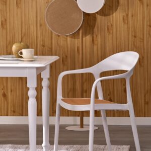 Pikendatav söögilaudlaud NELMAR, valge