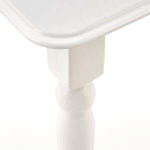 Pikendatav söögilaudlaud NELMAR, valge