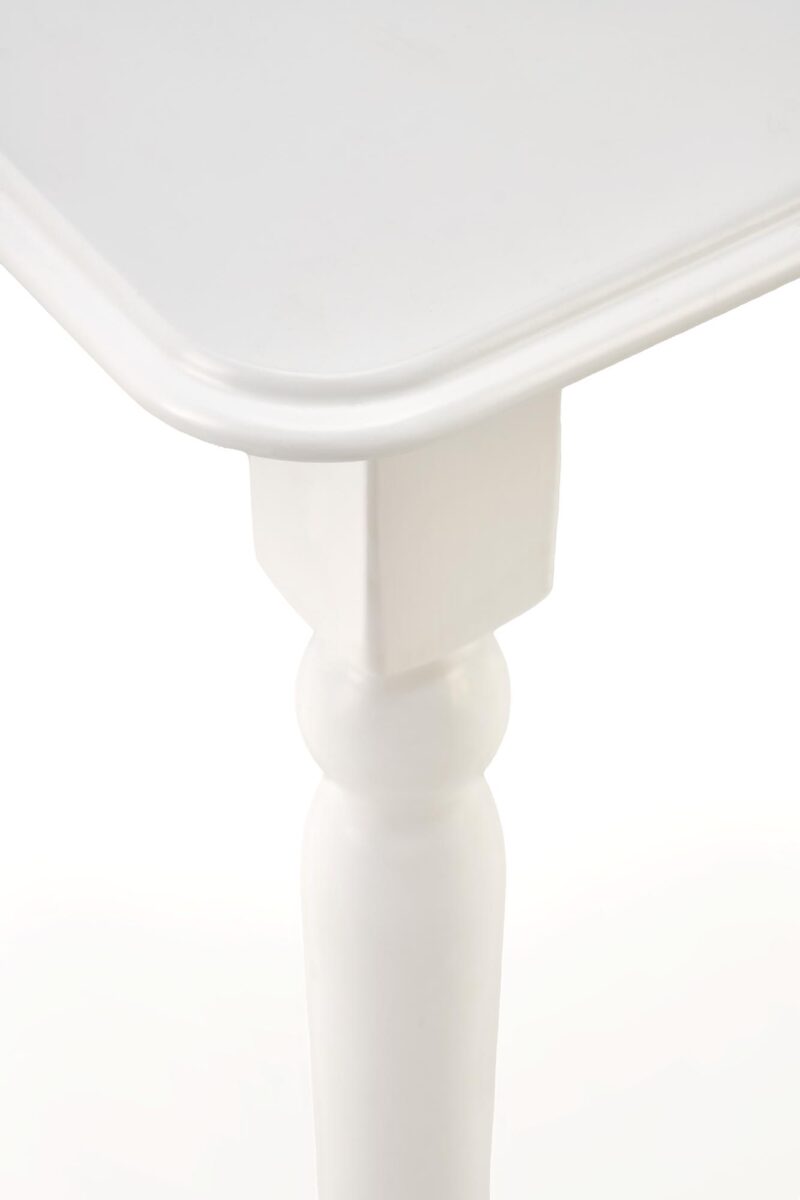 Pikendatav söögilaudlaud NELMAR, valge