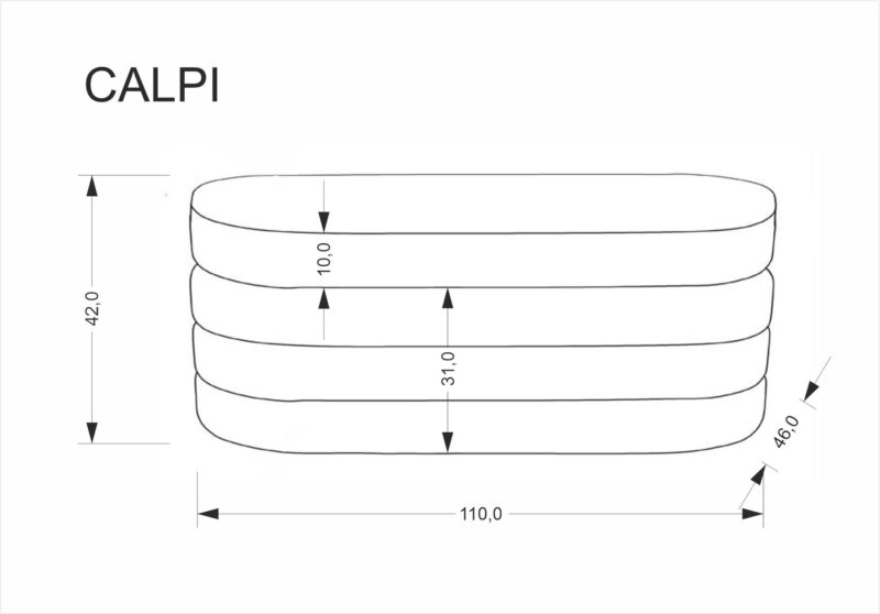 CALPI istepingiga, millel on hoiufunktsioon, hall