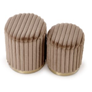 Tumba komplekt FIDO / cappuccino / kuld