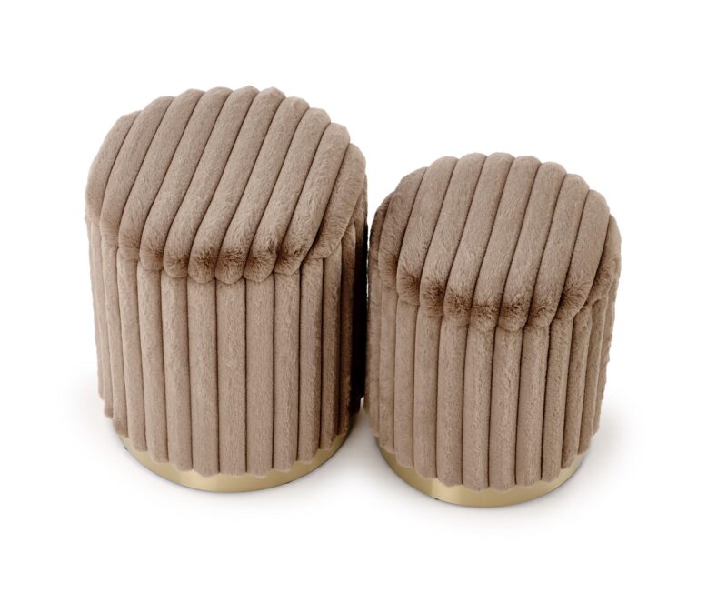 Tumba komplekt FIDO / cappuccino / kuld