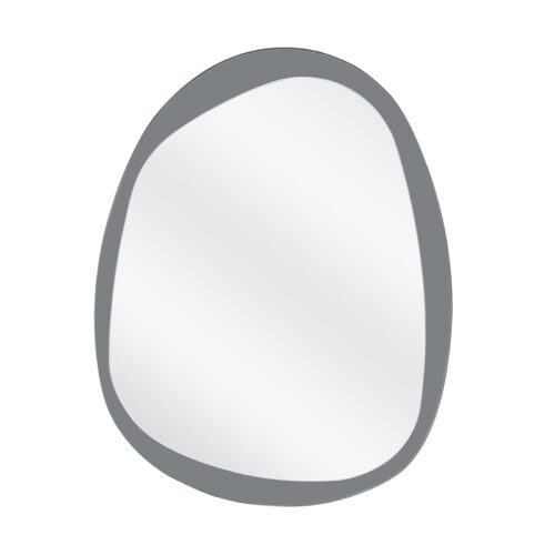 Seinapeegel PLAZIN, hõbedane