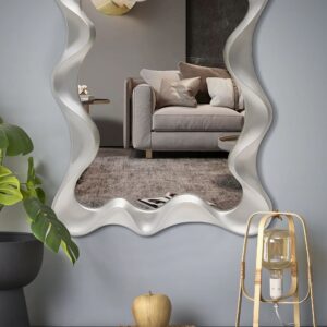 Seinapeegel DECO, antiikhõbe