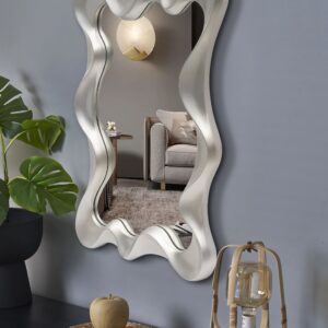 Seinapeegel DECO, antiikhõbe