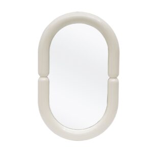 POSTER seina peegel, valge