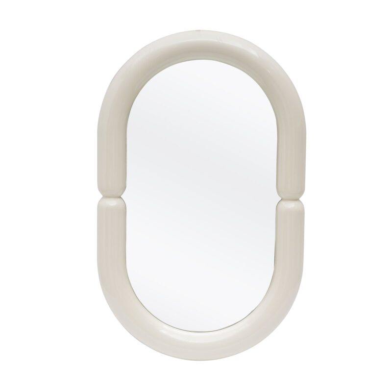 POSTER seina peegel, valge