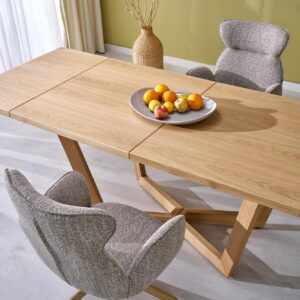 Pikendatav Söögilaud MASENO 3, naturaalne tamm