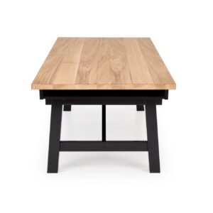 Pikendatav Söögilaud FIERON, naturaalne tamm / must