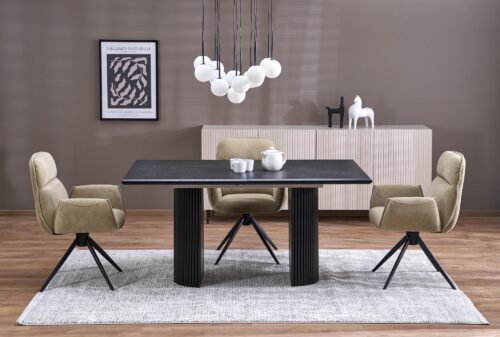 Pikendatav Söögilaud BOLVION, must / must