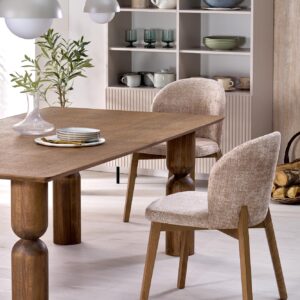 Pikendatav söögilaud JAPARIO, hele pähkel