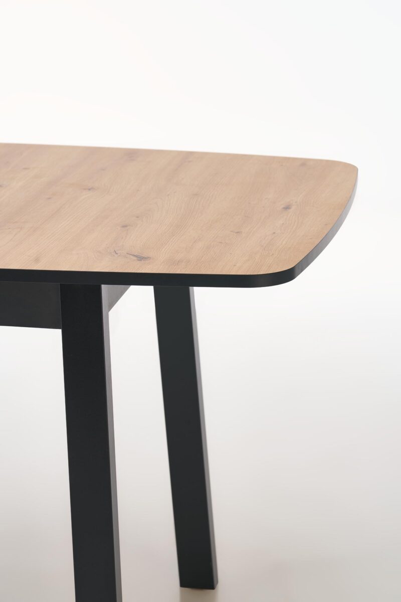 Pikendatav Söögilaud BARTON, tamm / must