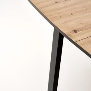 Pikendatav Söögilaud BARTON, tamm / must