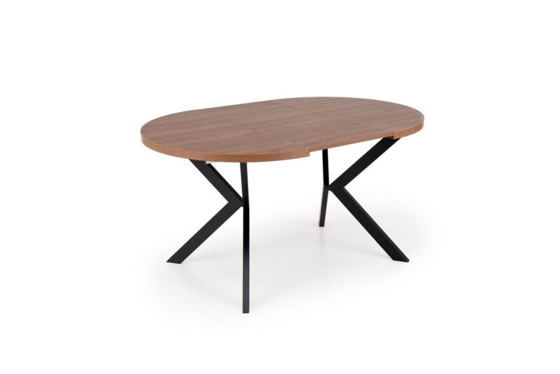 5905248137233_12 Pikendatav söögilaud PERLON, pähkel / must