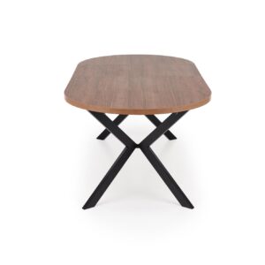 5905248137233_13 Pikendatav söögilaud PERLON, pähkel / must