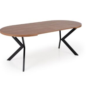 5905248137233_14 Pikendatav söögilaud PERLON, pähkel / must